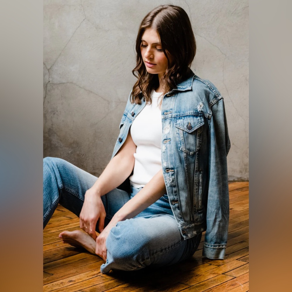 Able The Merly Jean Jacket Size Small - Picture 3 of 12